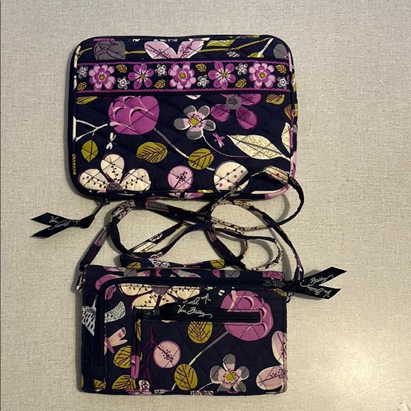 Vera Bradley Purple and Pink Quilted Crossbody Bags - Picture 3 of 17